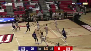 Stonehill Men's Basketball Highlights vs Saint Francis; December 31, 2022