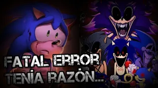 Creepypasta de Sonic The Hedgehog + Friday Night Funkin' "El ataque de los Exe" (1/?)