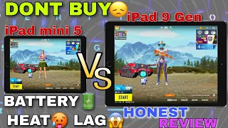 iPad mini 5 vs iPad 9th Gen Full Gaming Test  Battery, Heat, Lag |Best and Cheap ipad | Pubg Mobile