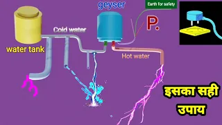 electric geyser shock current problem ।। गीजर के पानी में करेन्ट क्यो आता है। geyser current leakage