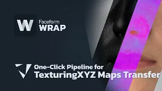 One-Click Pipeline for TexturingXYZ Maps Transfer