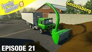 LOADING WITH A MILLING MACHINE Farming Simulator 19 - Geiselsberg with Daggerwin Ep 21
