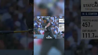 The Time Giancarlo Stanton Hit a Ball So Hard It Changed Shape