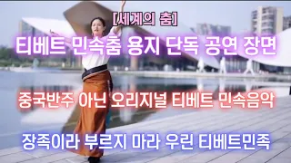 [세계의 춤] 티베트 민속춤 용지 (Yongji) 단독 공연 장면 💃 중국반주 아닌 오리지널 티베트 민속음악 🕺 장족이라 부르지 마라 우린 티베트민족 👍