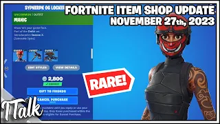 *NEW* EMOTES & *SUPER RARE* ITEMS RETURN! Fortnite Item Shop [November 27th, 2023]