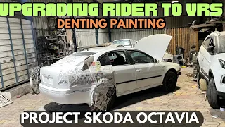 Denting painting work on Octavia | Converting skoda Rider to VRS | skoda octavia restoration India