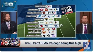 FIRST THINGS FIRST | Detroit Lions, Eagles, Too Low? Chicago Bears BEYOND Packers? Broncos Fail? NFL