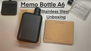 Memo Bottle A6 Stainless Steel | Black | Unboxing