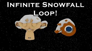 Looping Snow Fall using Simulation Nodes - Blender Tutorial