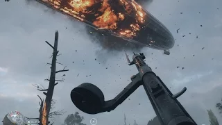 Battlefield 1 Airship / Zeppeling crashing into the ground | 4K Ultra settings 2160@48 PC