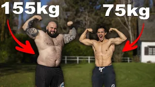 Choqué par l'homme le plus fort de France ! (il pèse 155kg)