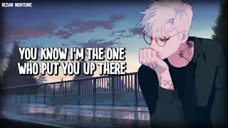 Nightcore   Without Me Halsey   LYRICS (male version)