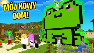 Zbudowałem NOWY DOM na PALIONOWIE w Minecraft! (mieszkam w żabie)