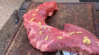 Grilling a Massive Beef Tenderloin