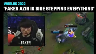 'Faker Azir is side stepping everything' | T1 vs JDG | Worlds 2022 Semifinals