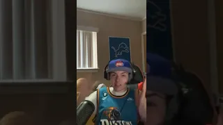 Detroit pistons fan LIVE Reaction to the RIGGED NBA Draft lottery! (5th pick) #shorts