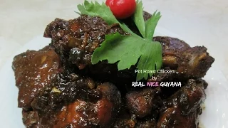 Pot Roast Chicken, step by step Recipe Video II Real Nice Guyana.
