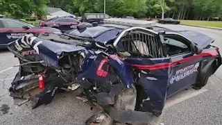 Atlanta officer recalls scary moments  when he was struck on I-20 | FOX 5 News