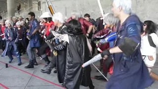 Anime Expo 2019 - Devil May Cry meet up dances to Devil Trigger