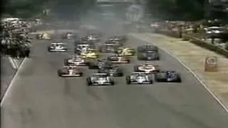 Formula 1 Grand Prix Start and Accident - Argentina 1979