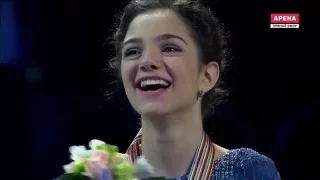 Evgenia Medvedeva - Victory Ceremony at Worlds 2016 (winner)