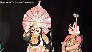 Yakshagana-Ratnavati Kalyana, Vidyadhara Jalavalli-Bhadrasena-ಹೀಗೆ ಪೇಳುವರೆ ಸಖಿ, ಜನ್ಸಾಲೆ-ಪದ್ಯ (HD)