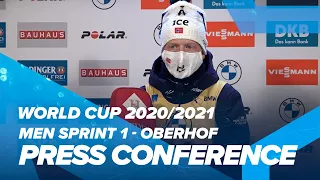 Oberhof World Cup 5 Men Sprint Press Conference