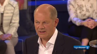 ARD-Wahlarena: Olaf Scholz stellt sich Fragen der Wählerinnen und Wähler