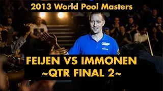 Niels FEIJEN vs Mika IMMONEN - QF 2013 World Pool Masters 9ball