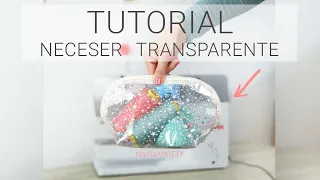 Tutorial cómo coser un neceser con plástico transparente I Patrón gratuito