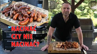 Kiełbasę na ruszt grill  nacinać czy nie nacinać ? / Oddaszfartucha