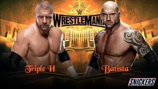 WWE Triple H vs Batista WrestleMania 35 PROMO