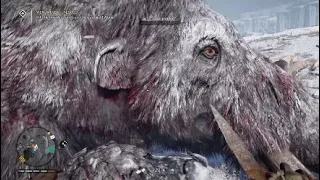 Killing the Bloodtusk Mammoth in Farcry Primal