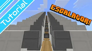 Automatic Minecraft Escalator [Bedrock]