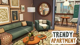 Trendy Apartment 🖼️ || The Sims 4 Apartment Renovation: Speed Build