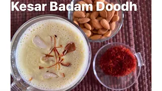 Kesar Badam Doodh🥛. Saffron almond milk