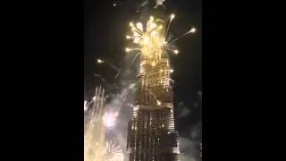 New year 2014 Burj Khalifa Dubai