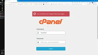 [SOLVED] How to Fix cPanel Login Issue | Your IP Address Has Changed  Please Log In Again