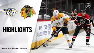 Predators @ Blackhawks 3/28/21 | NHL Highlights