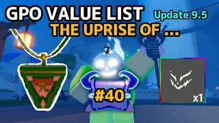 NEW GPO VALUE LIST UPDATE 9.5 #40 THE UPRISE OF THE ALL SEEING EYE AND RESSURECTED BAAL HEAD???