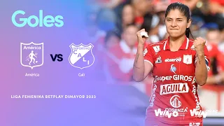 América de Cali vs. Deportivo Cali (goles) | Liga Femenina BetPlay Dimayor 2023 | Fecha 13