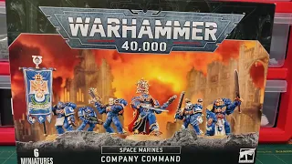 Огляд на Warhammer - Space Marines Company Command #wargaming #warhammer #wh40k #ultramarine