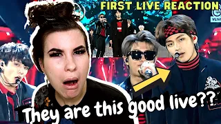 FIRST TIME hearing BTS LIVE!! | Mic Drop REACTION