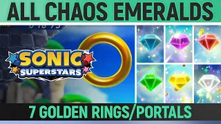 Sonic Superstars - All 7 Chaos Emerald Locations / Bonus Stage Locations