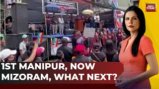 TTP With Preeti Choudhry: Mizoram CM Joins Mega Protest | Mizoram Singed With The Manipur Fire