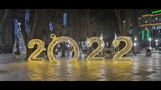 🇲🇩-Moldova-Chisinau- New Year & Christmas Walk, 4K-2022-New Year decorations through my eyes