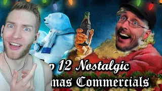 HOW MANY DO I KNOW?! Reacting to "Top 12 Christmas Commercials" by Nostalgia Critic!