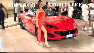 Luxury Lifestyle of Billionaires Monaco Nightlife Summer 2023 CarSpotting #billionaires #luxurycars