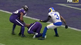 Odell Beckham Jr Punches…. Ravens Chuck Clark’s Butt?