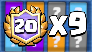 HITTING 20 WINS (9 DIFFERENT TIMES)